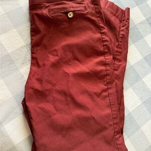 Anne Klein Deep Red casual pants